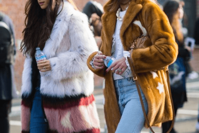 how to style a fur coat