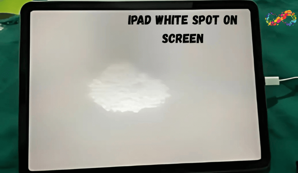 ipad white spot on screen