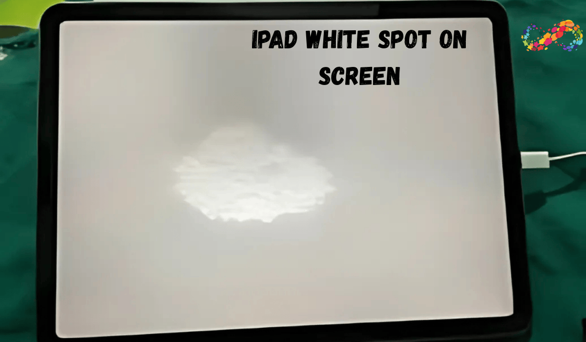 ipad white spot on screen