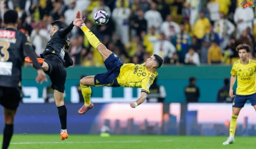 Ronaldo's Bicycle Kick Magic Seals Al-Nassr's Ninth Streak Win